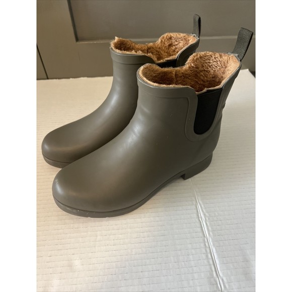 chooka Shoes - Chooka Eastlake Chelsea Rain/Snow Boots Olive Size 8 Women’s